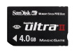 Pam. karta - SanDisk 4GB MemoryStick PRO Duo Ultra II